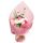 Stehender Seifenblumenstrauß - Rosa