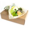 Seifenblumenstrauß in Box - Grün
