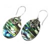 Muschel und Silber Ohrringe - Flipflop - Abalone