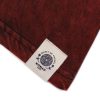 Stone Washed T-Shirt, Größe S- Mandala - Kastanienbraun