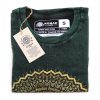 Stone Washed T-Shirt, Größe S- Mandala - Green