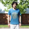 Stone Washed T-shirt, Größe M - Mandala - Blue