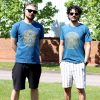 Stone Washed T-shirt, Größe M - Mandala - Blue