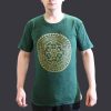 Stone Washed T-shirt, Größe S- Chakra - Green