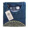 Stone Washed T-shirt, Größe S- Chakra - Blue