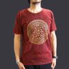 Stone Washed T-shirt, Größe M - Chakra - Kastanienbraun