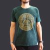 Stone Washed T-Shirt, Größe M - Chakra - Green