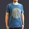 Stone Washed T-Shirt, Größe M - Chakra - Blue