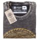 Stone Washed T-Shirt, Größe M - Chakra - Grey