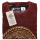 Stone Washed T-shirt, Größe L - Chakra - Kastanienbraun