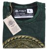 Stone Washed T-shirt, Größe L - Chakra - Grün