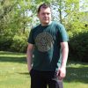 Stone Washed T-shirt, Größe L - Chakra - Grün