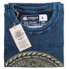 Stone Washed T-shirt, Größe L - Chakra - Blau