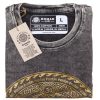 Stone Washed T-shirt, Größe L - Chakra - Grau
