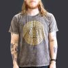 Stone Washed T-shirt, Größe L - Chakra - Grau