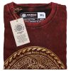 Stone Washed T-Shirt, Größe XL - Chakra - Kastanienbraun