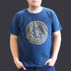 Stone Washed T-shirt, Größe XL - Chakra - Blue