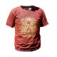 Stone Washed T-shirt, Größe S- Hamsa - Kastanienbraun