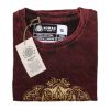Stone Washed T-shirt, Größe S- Hamsa - Kastanienbraun