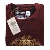 Stone Washed T-shirt, Größe S- Hamsa - Kastanienbraun