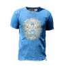 Stone Washed T-shirt, Größe S- Hamsa - Blue