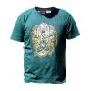 Stone Washed T-shirt, Größe M - Hamsa - Green