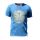 Stone Washed T-Shirt, Größe M - Hamsa - Blue