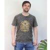 Stone Washed T-Shirt, Größe M - Hamsa - Grey