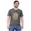 Stone Washed T-Shirt, Größe M - Hamsa - Grey