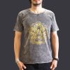 Stone Washed T-Shirt, Größe M - Hamsa - Grey
