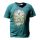 Stone Washed T-shirt, Größe L - Hamsa - Green