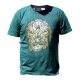 Stone Washed T-shirt, Größe L - Hamsa - Green