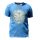 Stone Washed T-shirt, Größe L - Hamsa - Blau