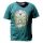 Stone Washed T-Shirt, Größe XL - HAMSA - Grün