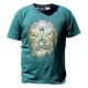 Stone Washed T-Shirt, Größe XL - HAMSA - Grün