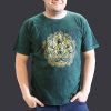 Stone Washed T-Shirt, Größe XL - HAMSA - Grün