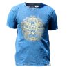 Stone Washed T-shirt, Größe XL - Hamsa - Blue