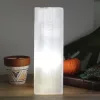 Szelenit Négyzetes Lámpa - kb. 25cm - Chakra