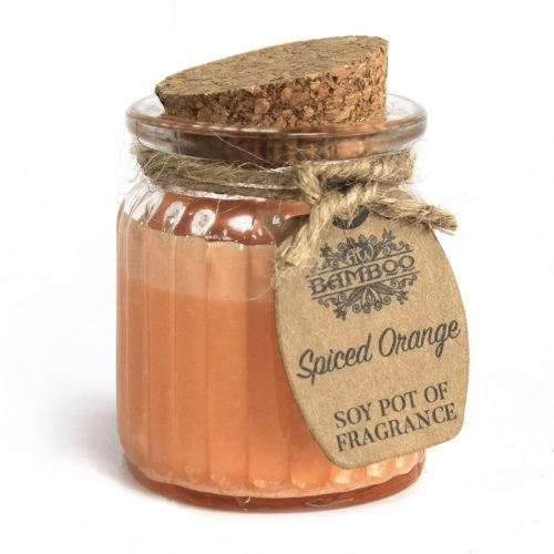 Sojawachsduftkerze Würzige Orange  