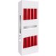 Getauchte Spitzkerzen – Rot Metallic