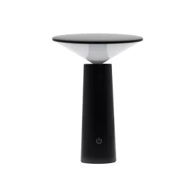   Érintőlámpa - Fekete Gomba- állítható - USB (C) - tölthető (2000 Watt)