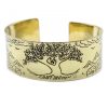 Bronzener Tibetischer Mantra-Armreif – Baum des Lebens  