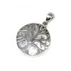 Lebensbaum Silber Anhänger 22 mm – Perle