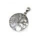 Lebensbaum Silber Anhänger 22 mm – Perle
