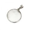 Lebensbaum Silber Anhänger 22 mm – Perle