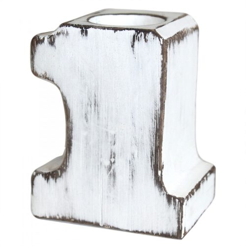 Holz-Geburtstagszahl - Nr.1