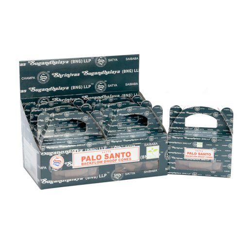 24 Stück Satya Palo Santo Flüssiger Rauch Duftende Kegel