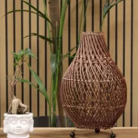 Rattan Asztali Lámpák és Lámpaernyők