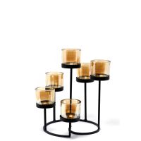 Vas Votív Gyertyatartó