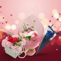 Szappan virágok, csokrok